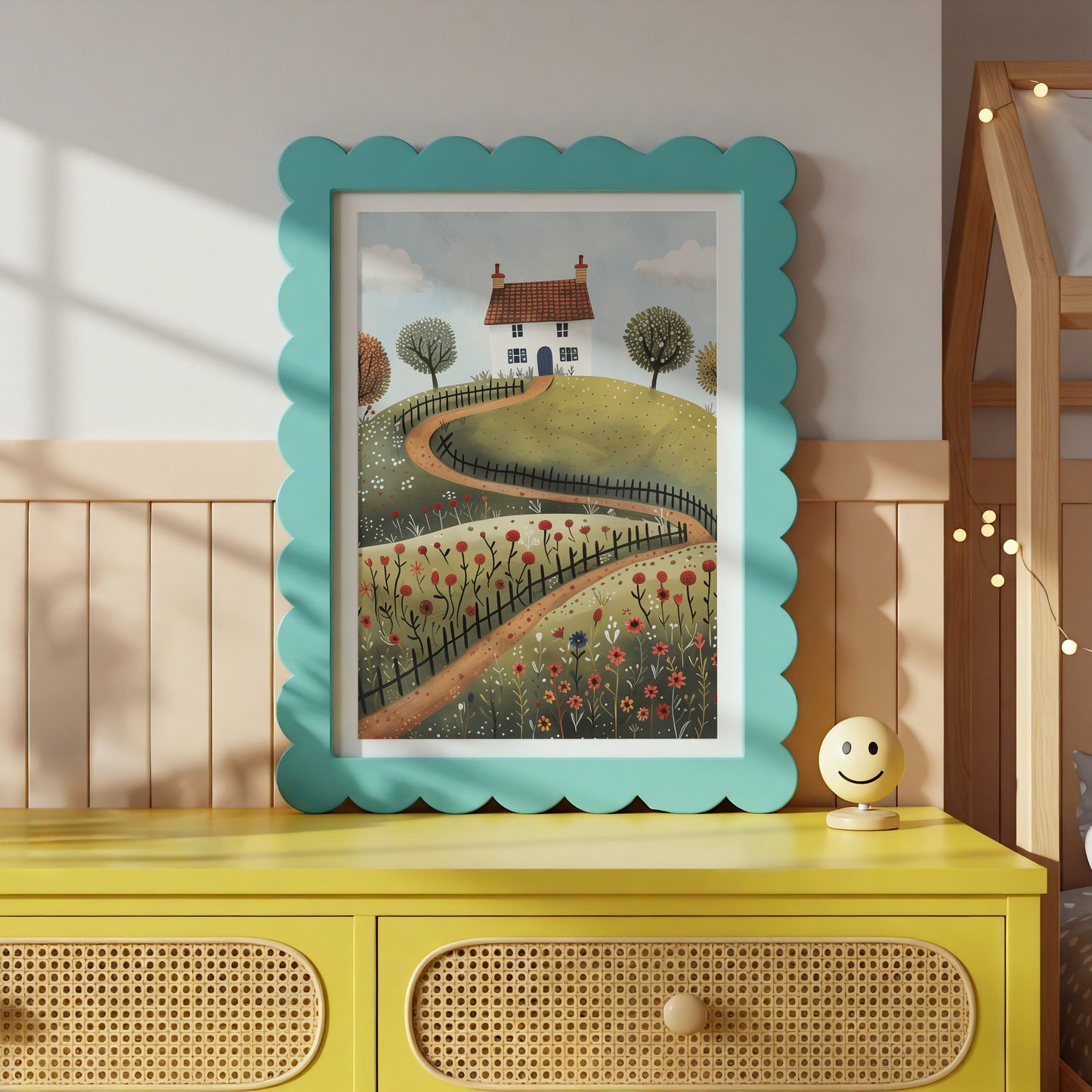Cheerful Landscape Wall Art for Home Decor product