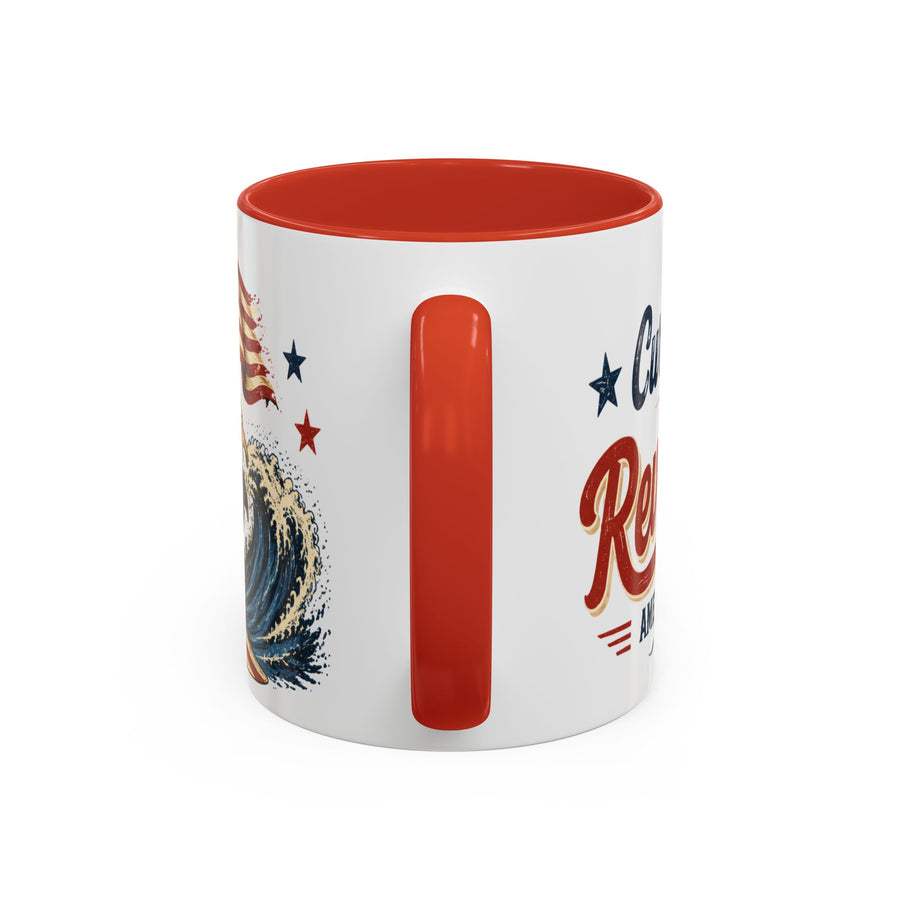 Revolutionary Surfing George Washington Mug