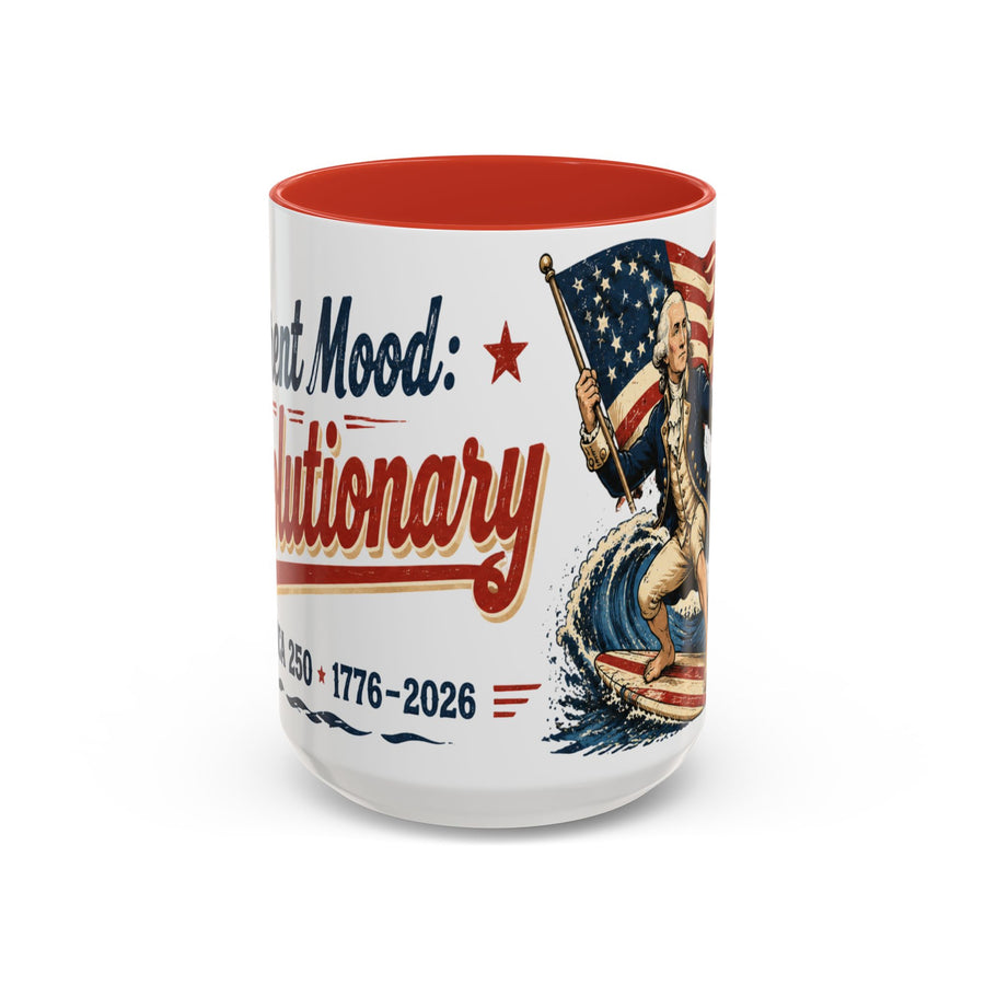 Revolutionary Surfing George Washington Mug