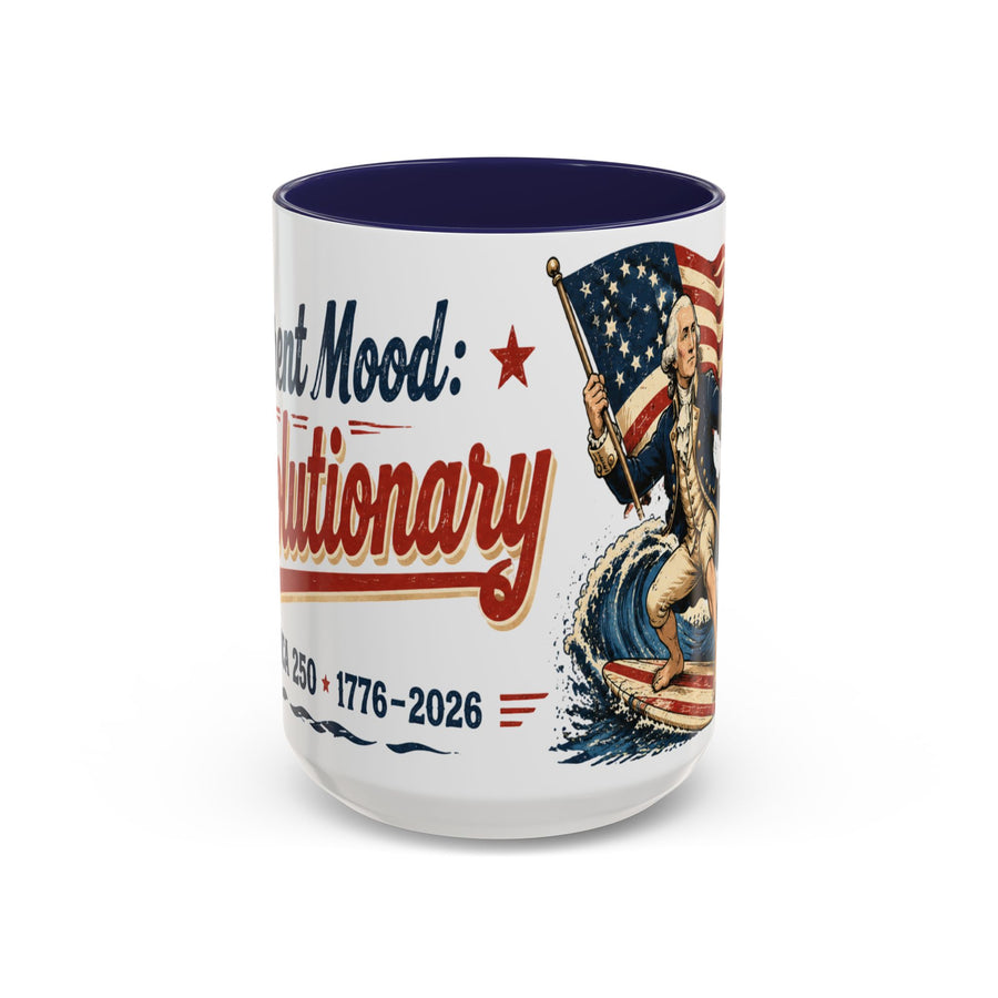 Revolutionary Surfing George Washington Mug