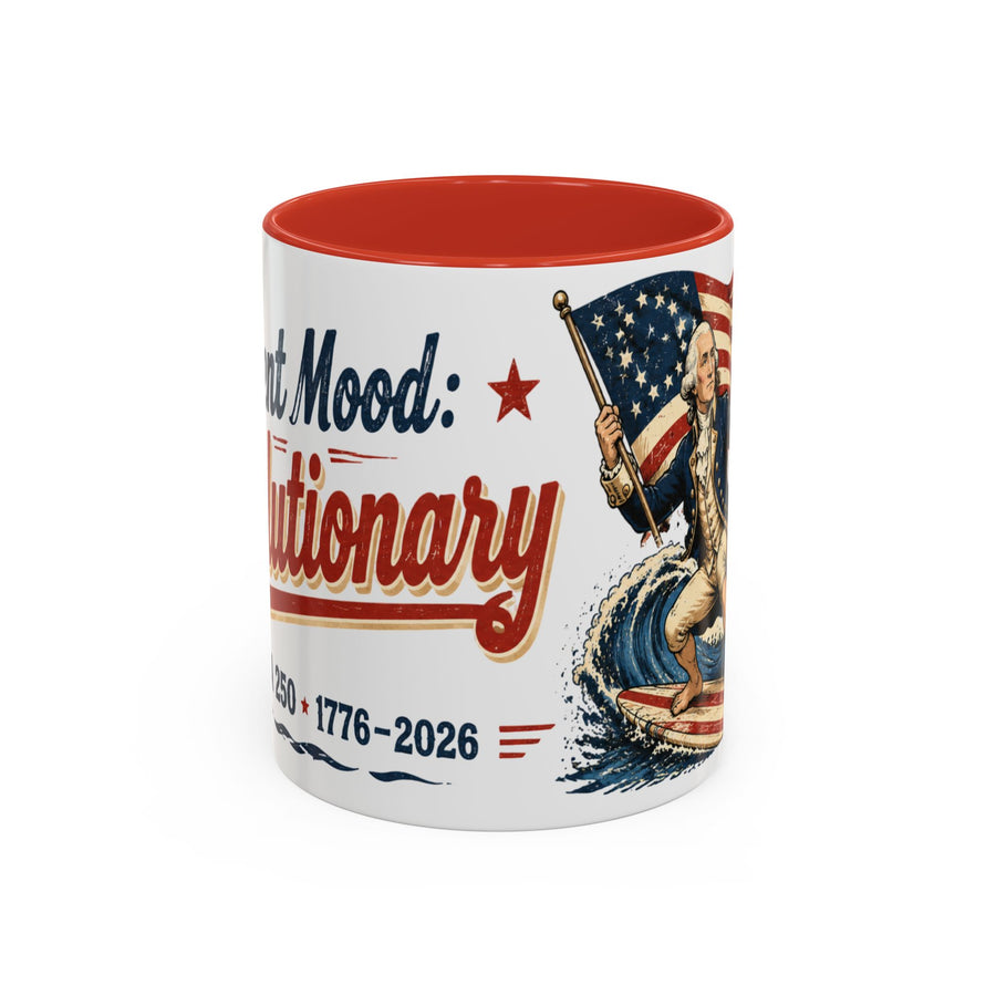 Revolutionary Surfing George Washington Mug