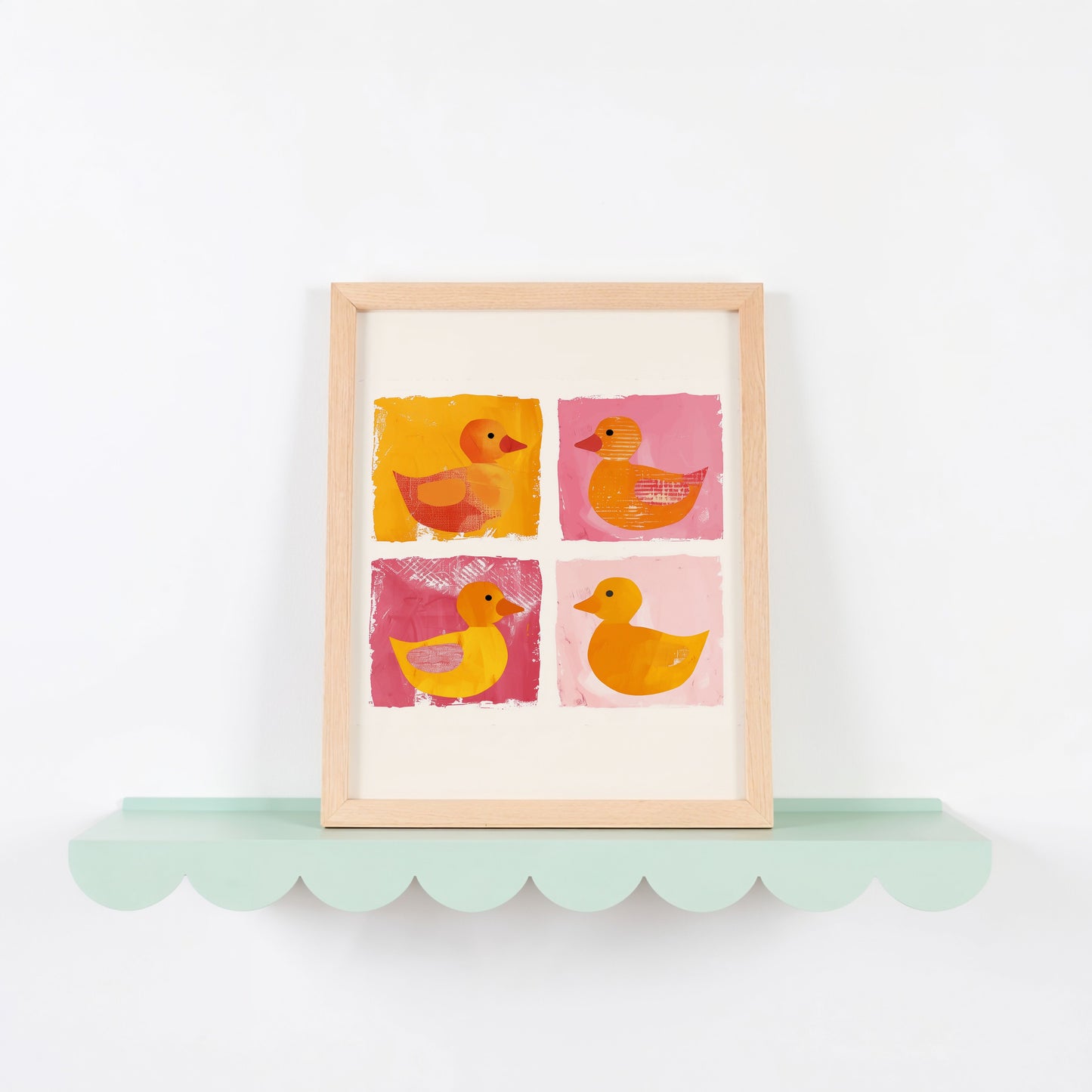 Colorful Duck Themed Art Print product