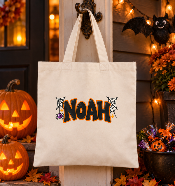 Personalized Web Wonder Halloween Treat Bag
