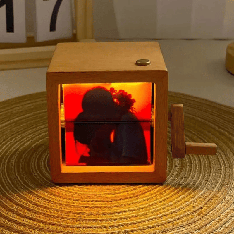 Custom Wooden Hand-Cranked Photo Flipbook