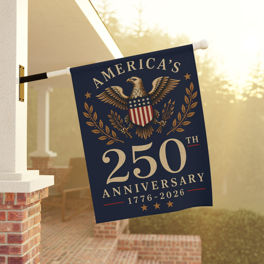 Patriotic Eagle Garden & House Banner