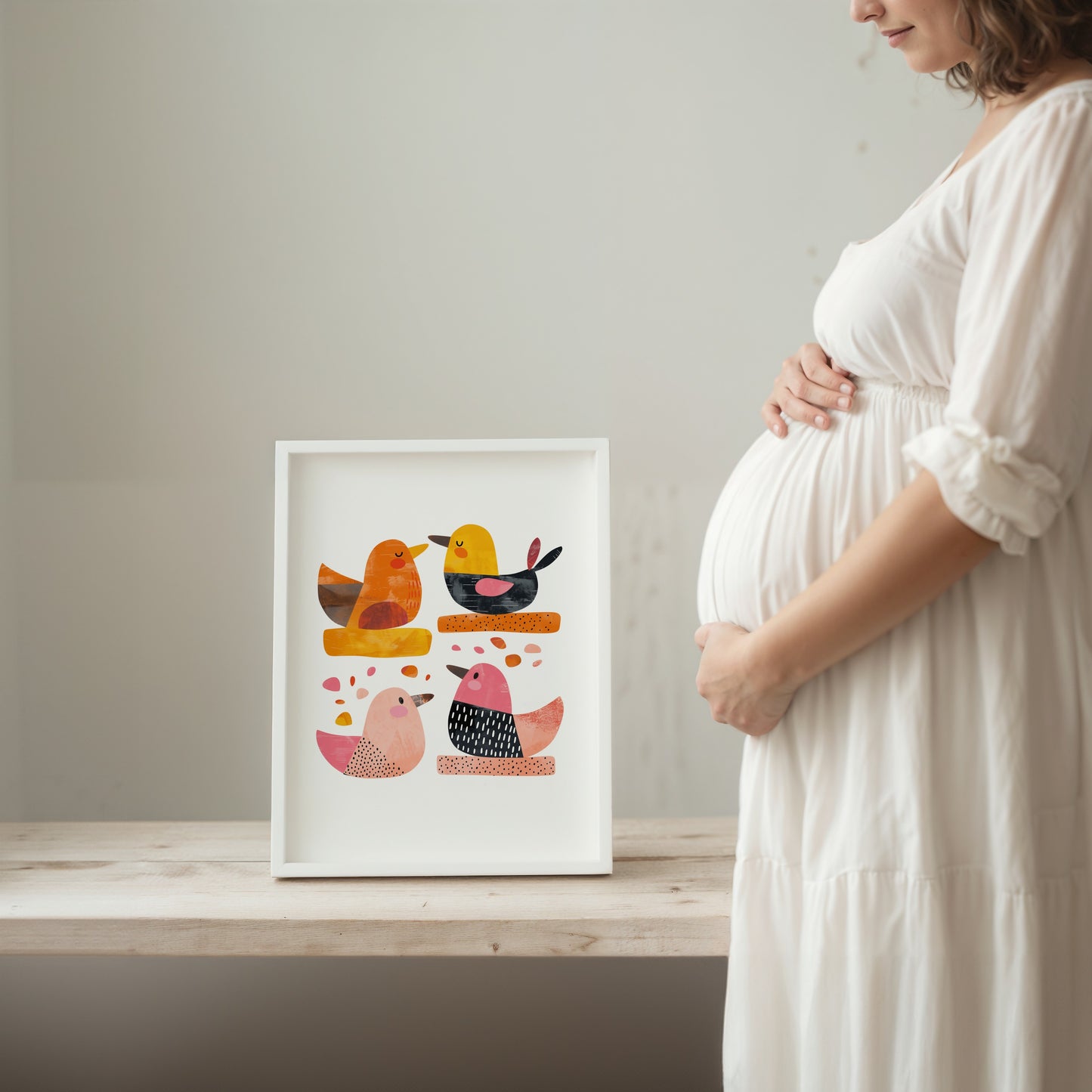 Colorful Bird Art for Nursery Wall Decor product type