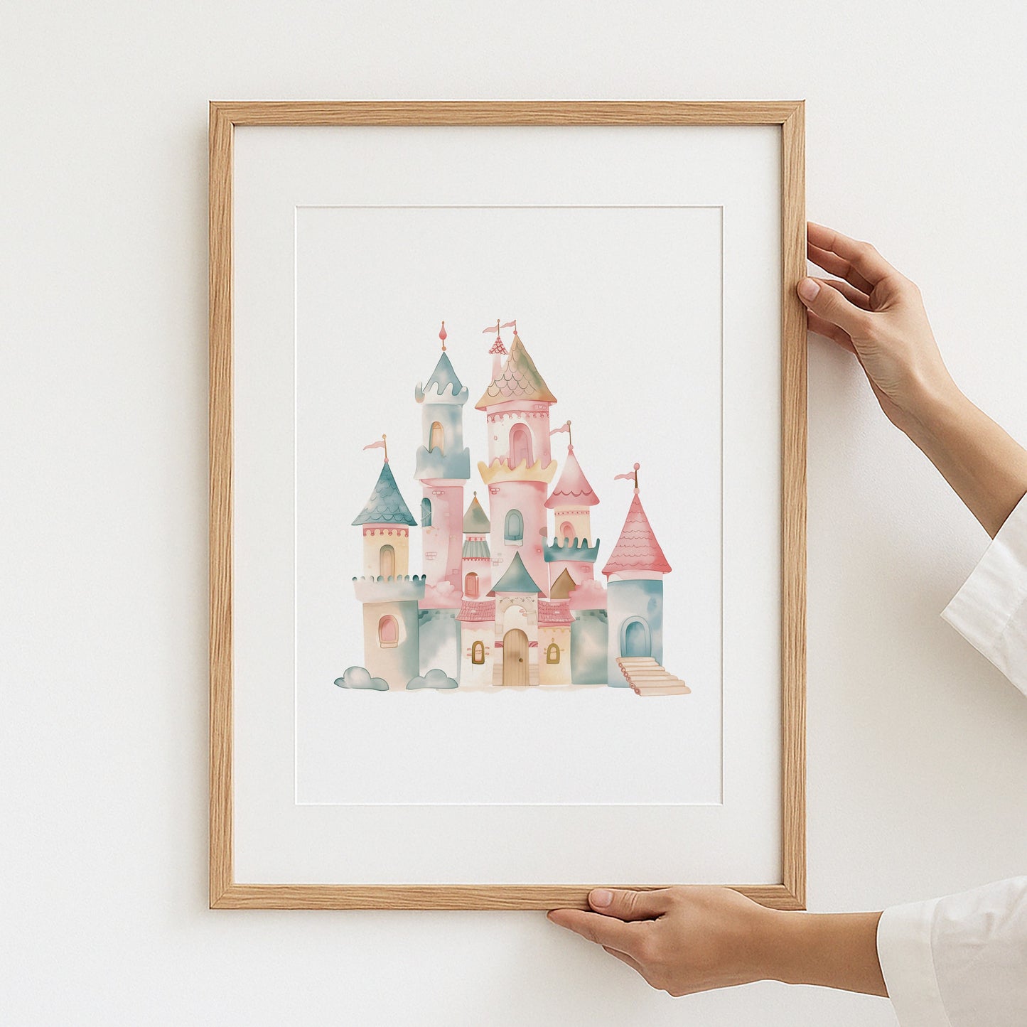 Whimsical Castle Illustration Wall Art Decor product