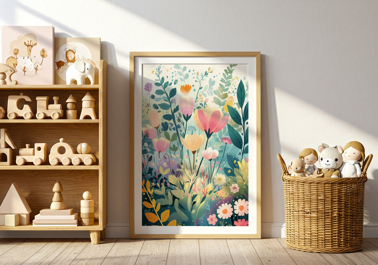 Floral Themed Artistic Children's Room Decor product type