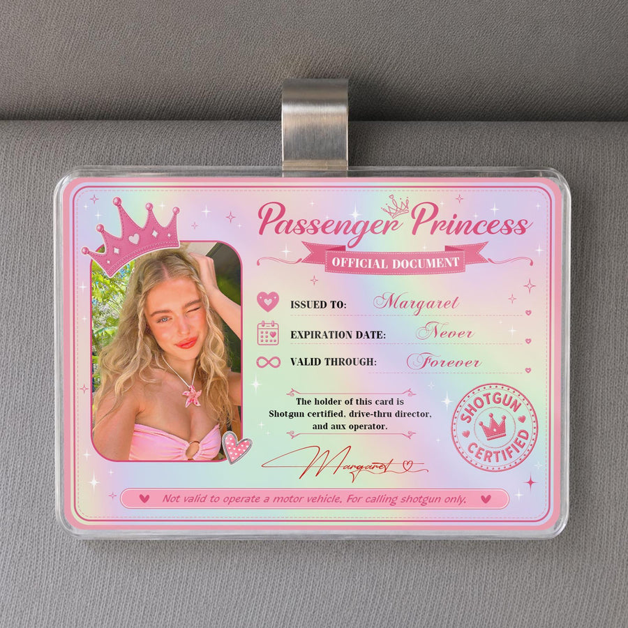 Personalized Passenger Princess Card