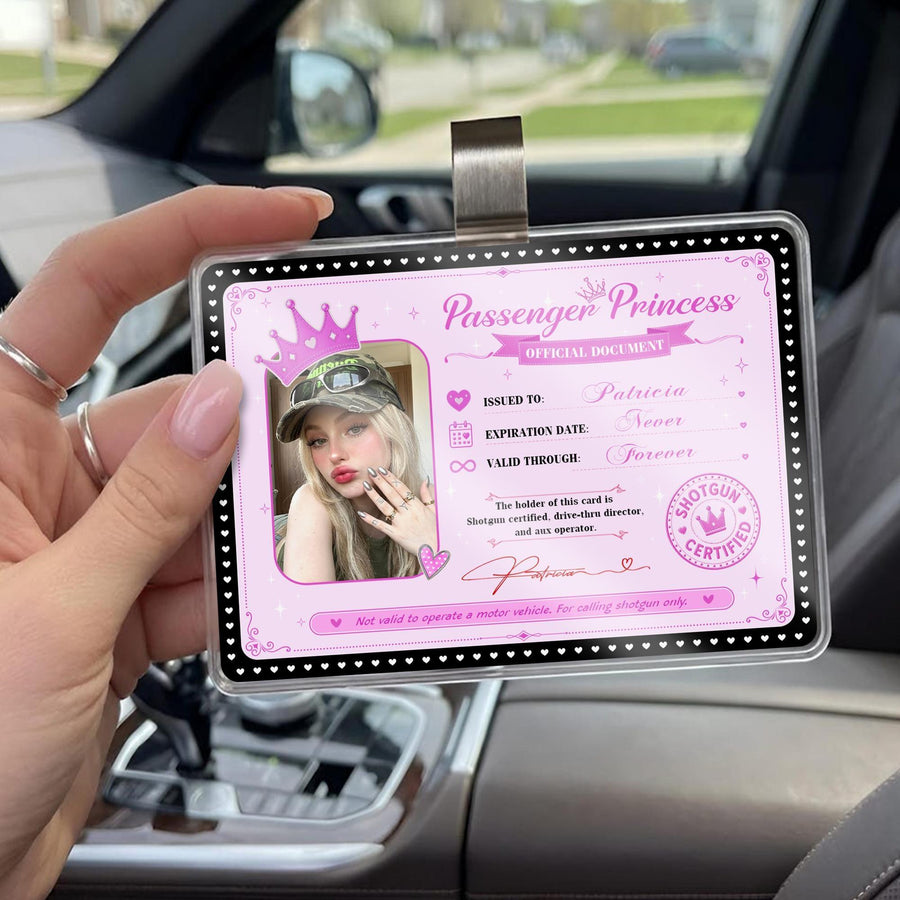 Personalized Passenger Princess Card