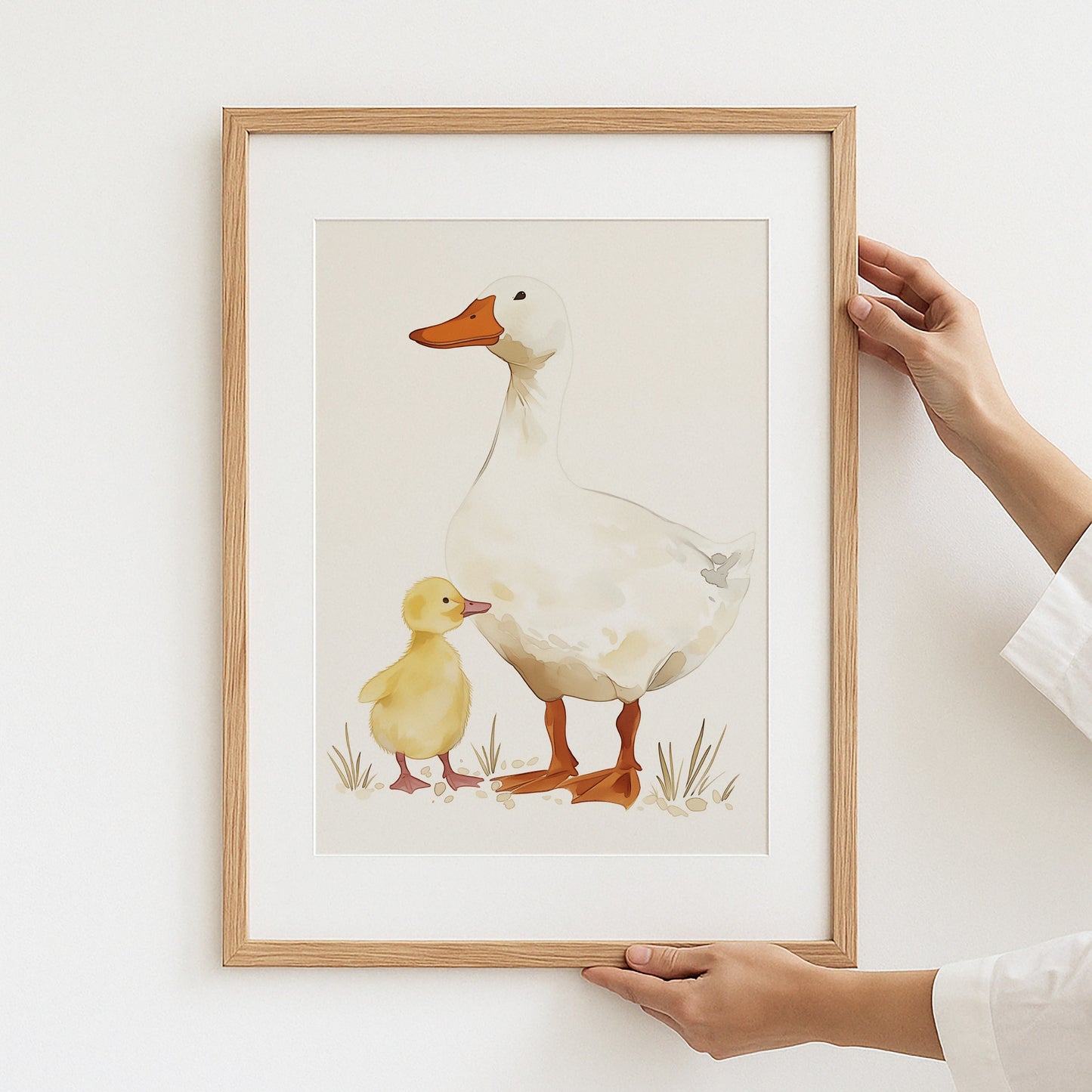 Duck and Duckling Wall Art for Nursery product type