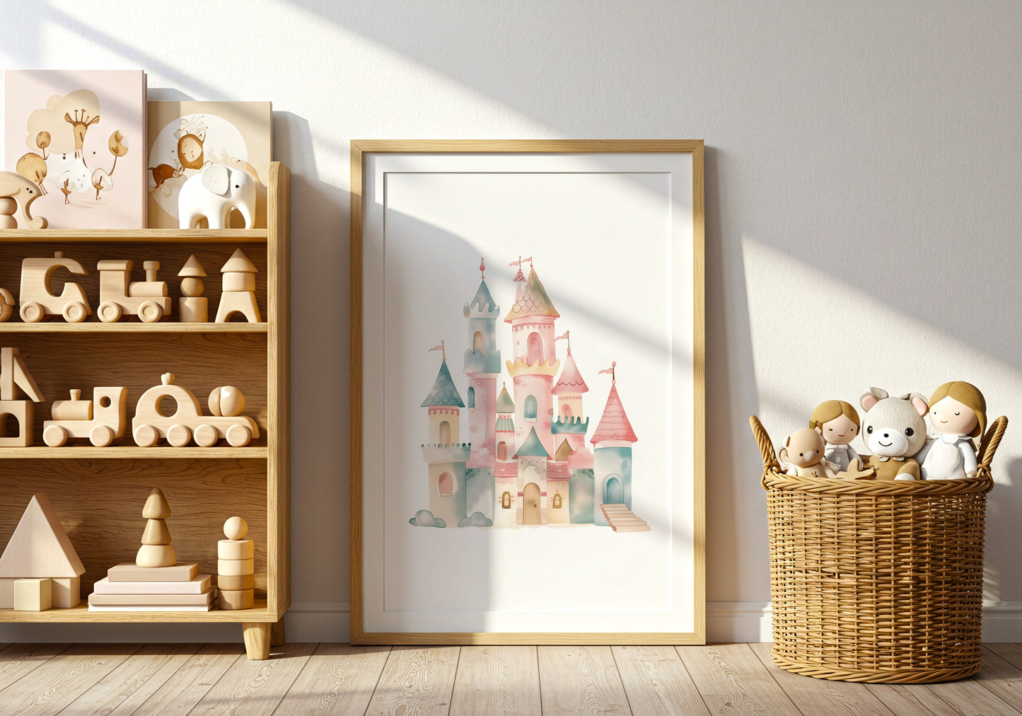 Enchanting Castle Art Print for Kids Room Wall Decor product
