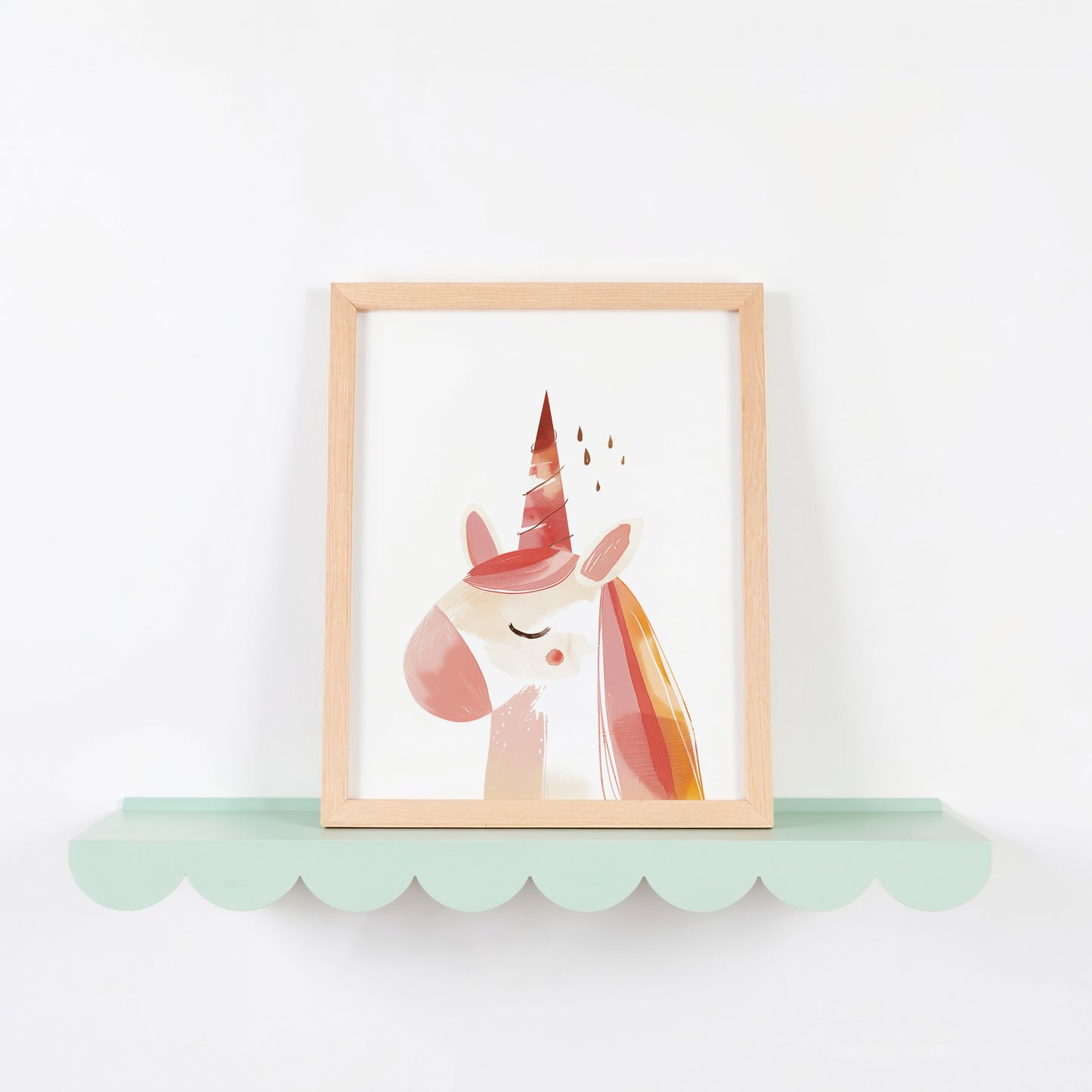 Colorful Unicorn Art Print for Magical Wall Decor product type