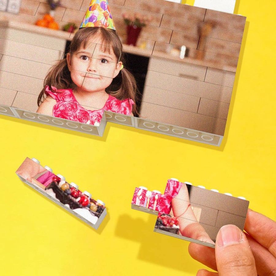 Custom Photo and Year Brick Puzzle