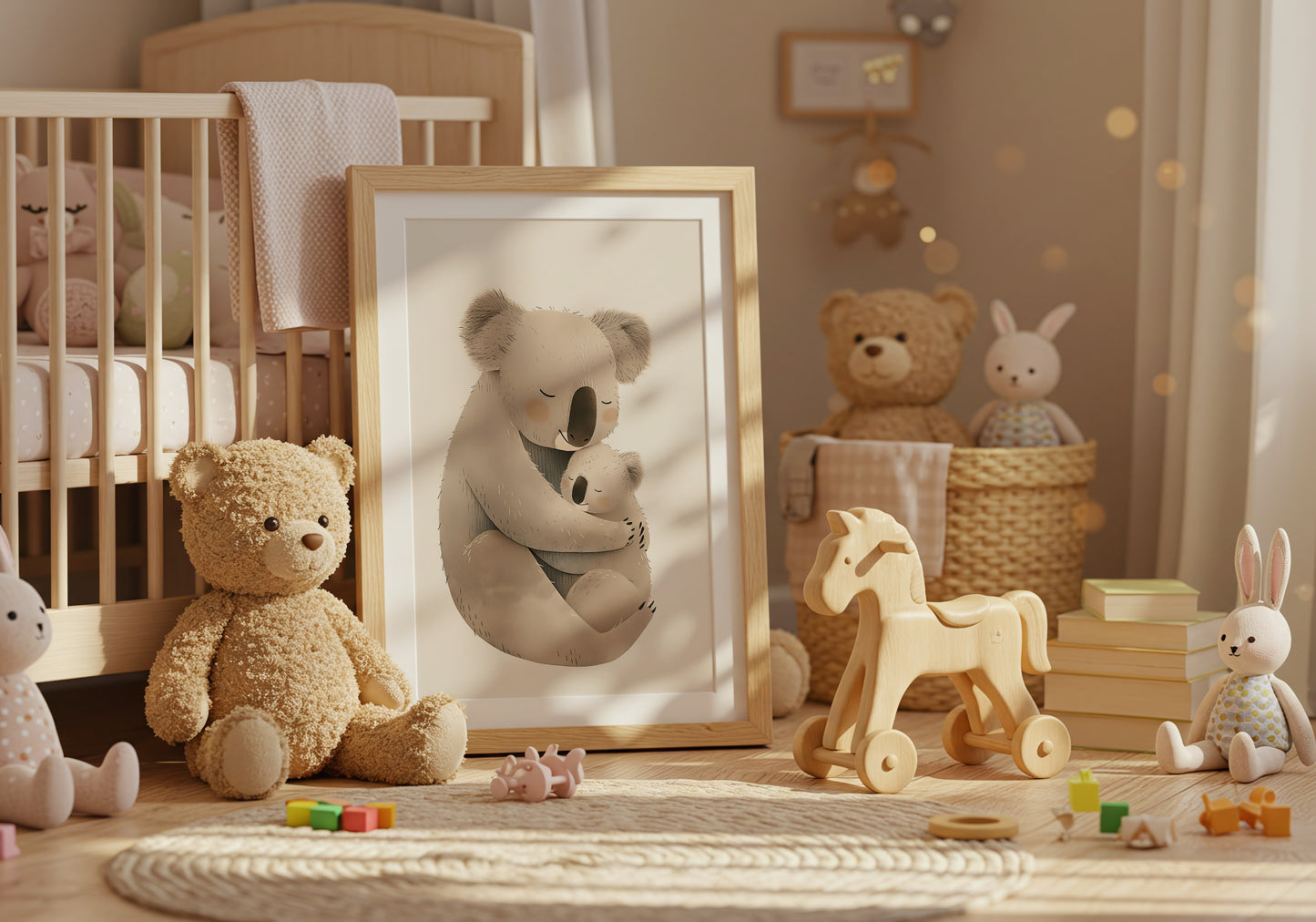 Cute Koala Bear Nursery Room Art Decor product type