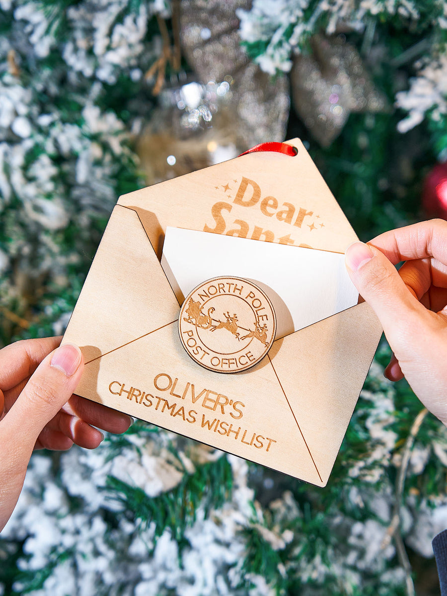Personalized Santa Letter Christmas Ornament