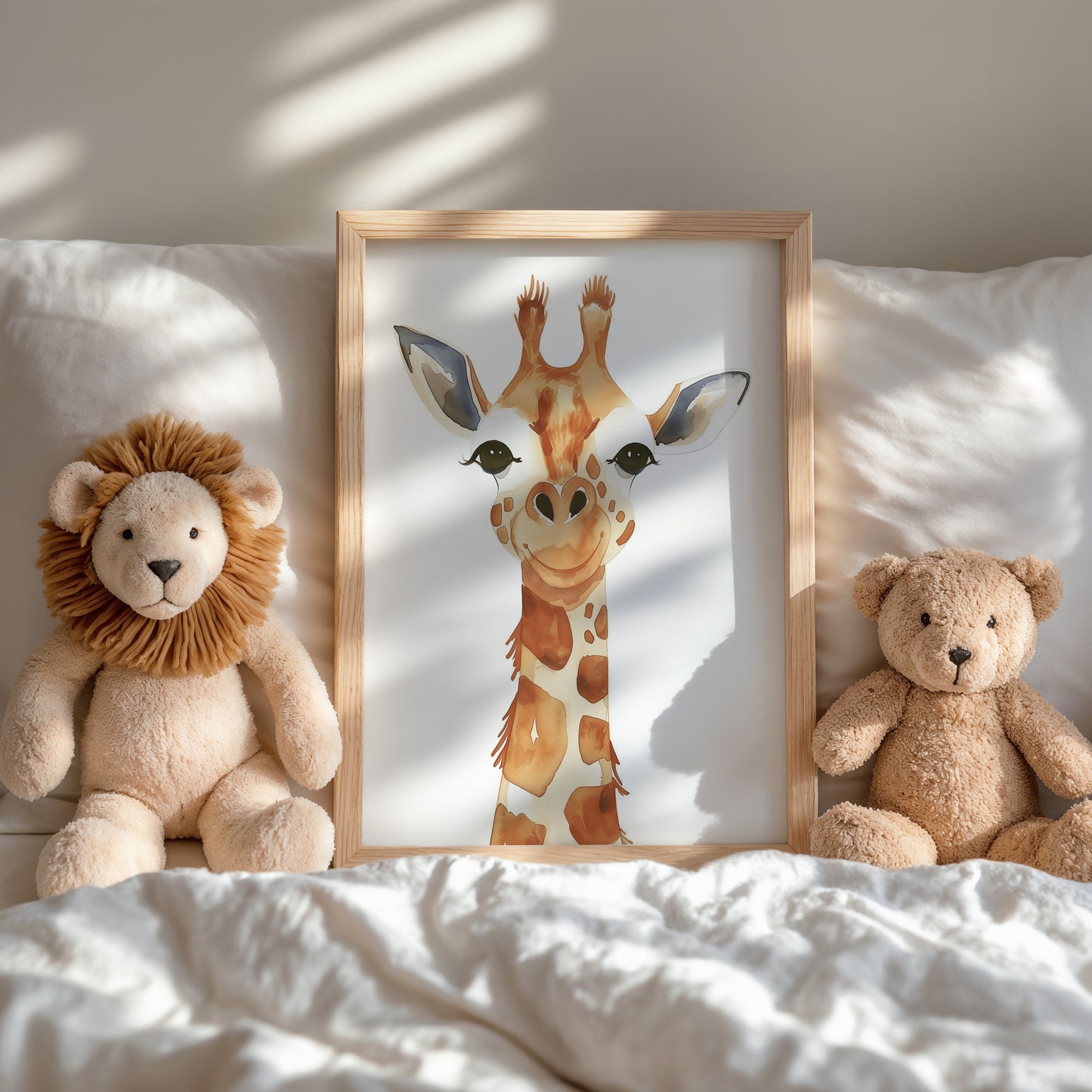 Adorable Giraffe Print for Children's Room Decor product type
