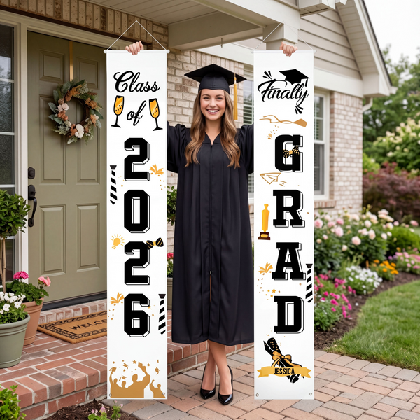 Personalized Graduation Door Banner Set