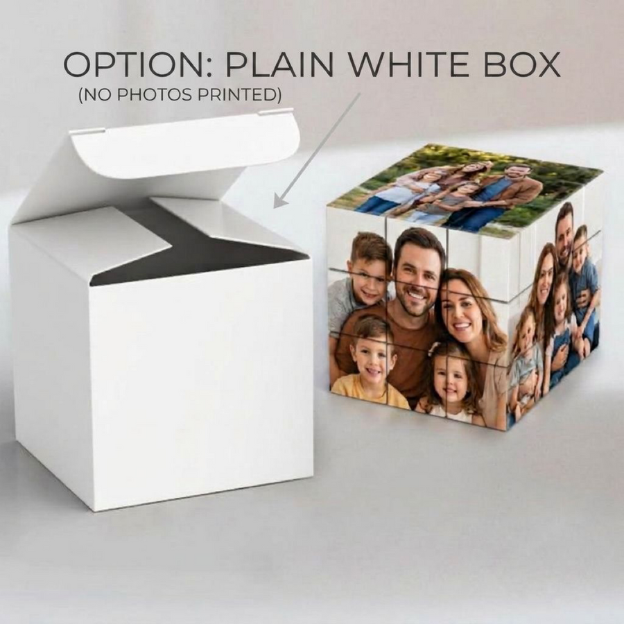 Custom Photo Cube Gift for Dad