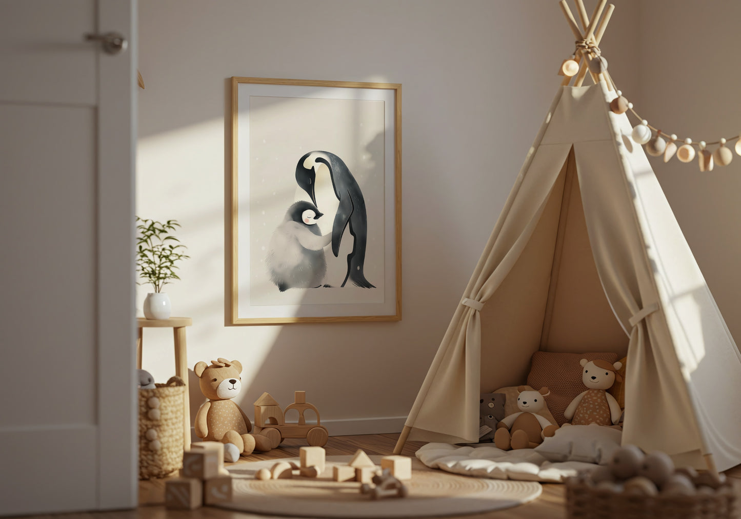 Adorable Nursery Decoratee Featuring Penguins product