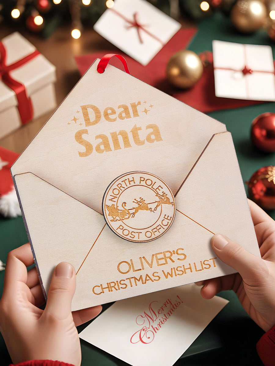 Personalized Santa Letter Christmas Ornament