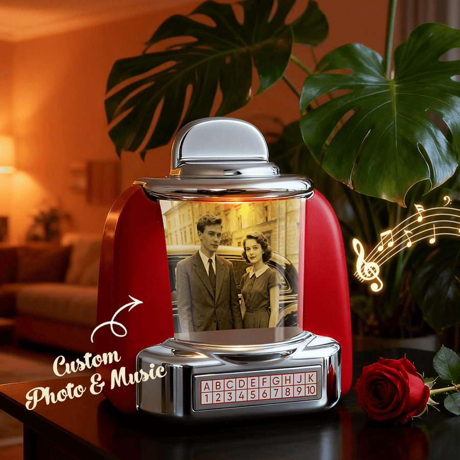 Custom Photo and Music Retro Jukebox Speaker