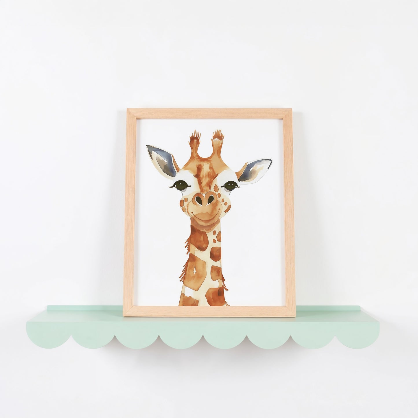 Adorable Giraffe Art Print Nursery Wall Decoration product type