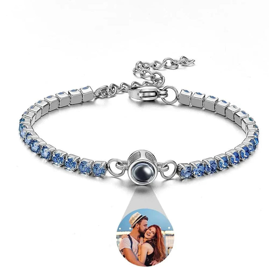 Custom Hidden Photo Bracelet