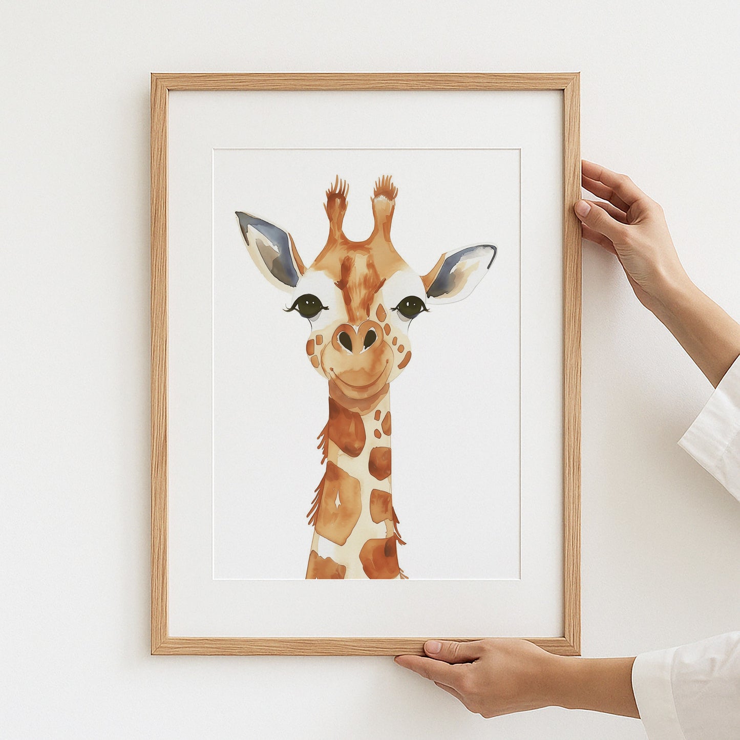 Adorable Giraffe Wall Art for Kids Room Decor product