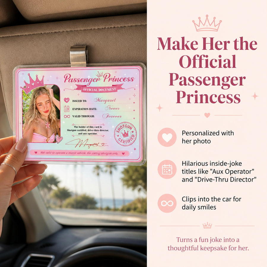 Personalized Passenger Princess Card