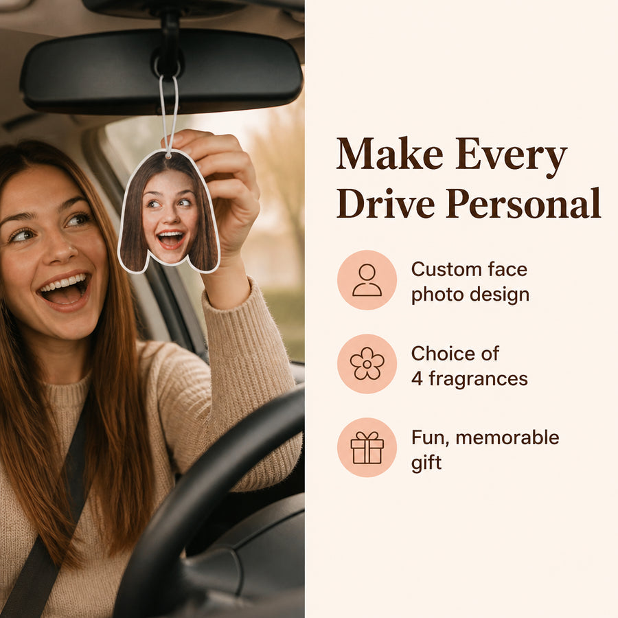 Custom Face Car Air Freshener