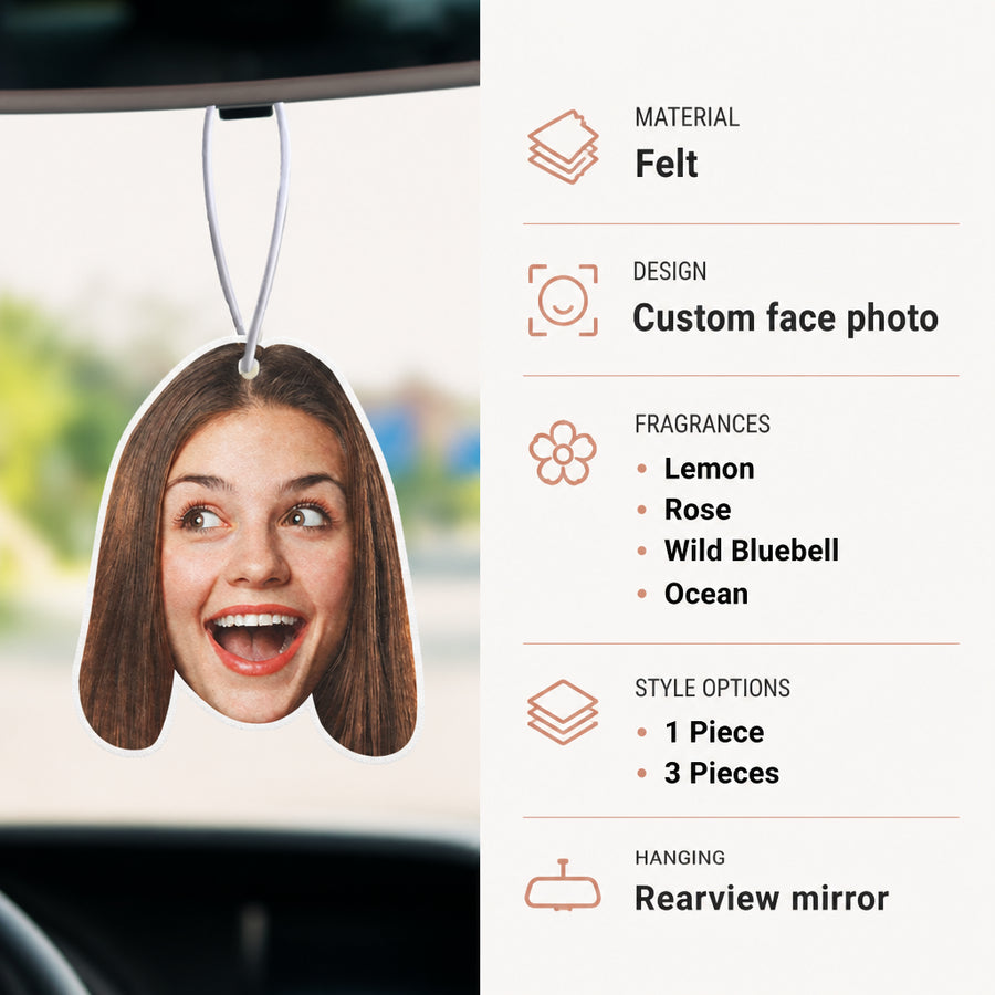 Custom Face Car Air Freshener