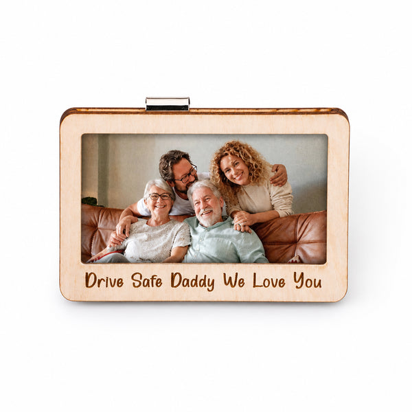 Magnetic Photo and Text Car Sun Visor Clip