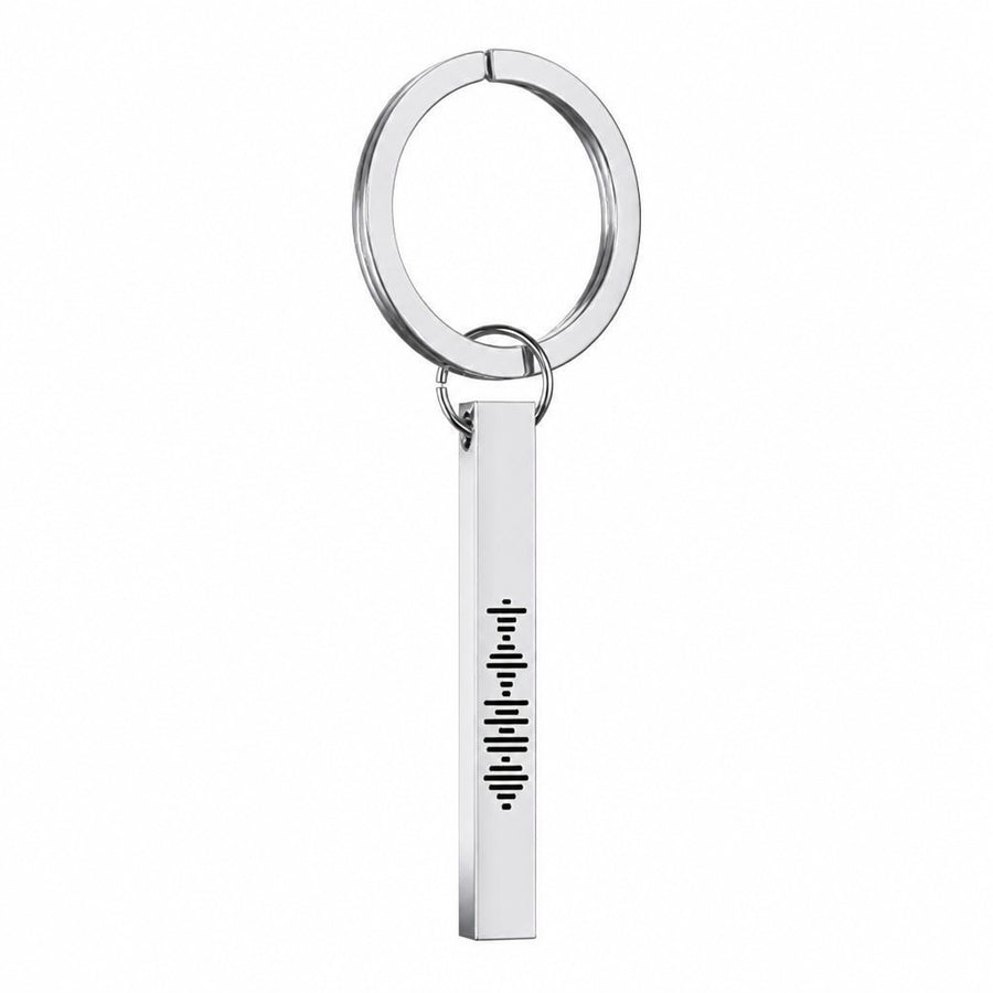 Custom Engraved Spotify Code Keychain