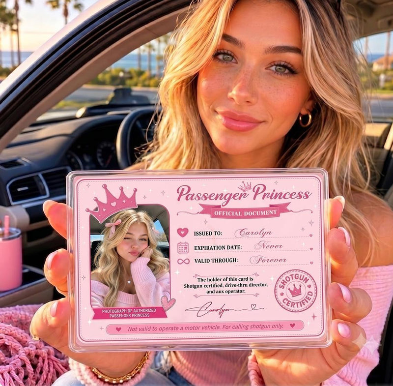 Personalized Passenger Princess Card