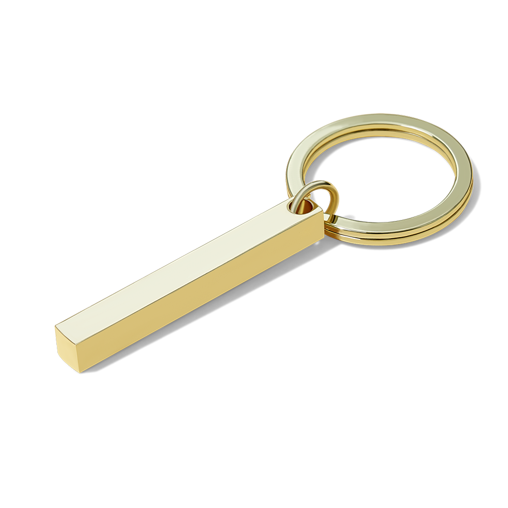 Custom Spotify Code Bar Keychain - 3D Engraved Music Key Chain