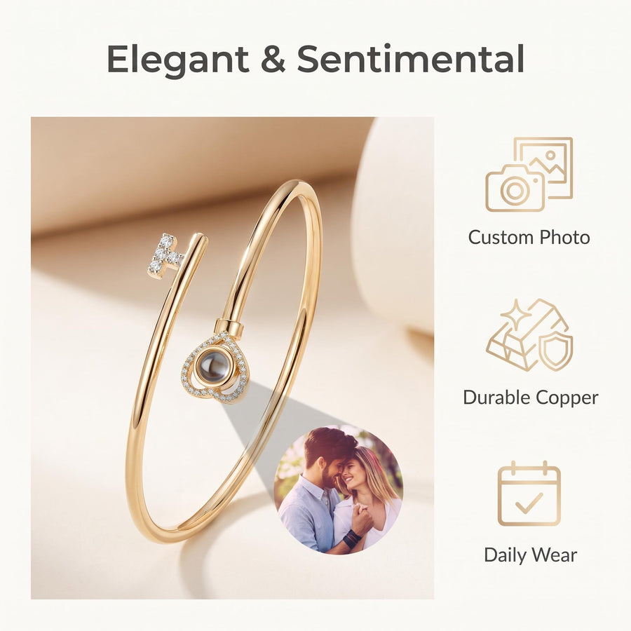 Personalized Photo Projection Bracelet