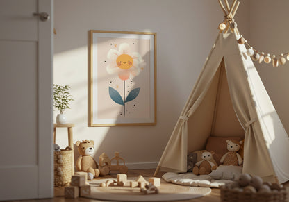 Adorable Flower Print to Brighten Kids Room product type