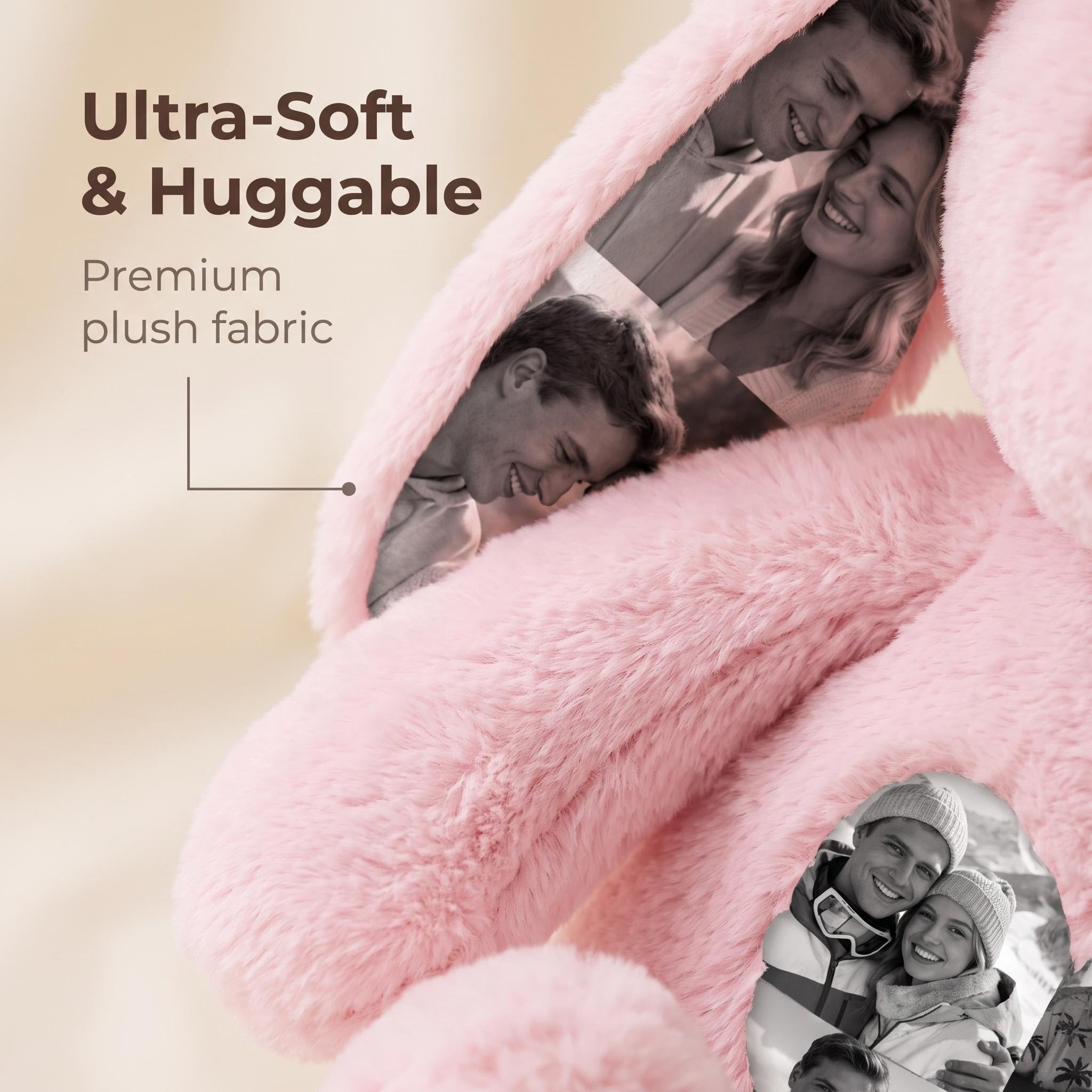 Custom Photo Bunny Plush on Ears & Belly
