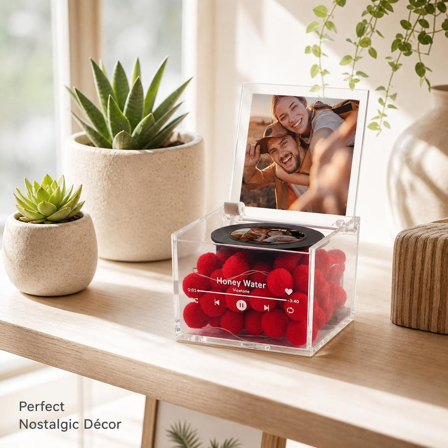 Custom Photo Music Box with Light