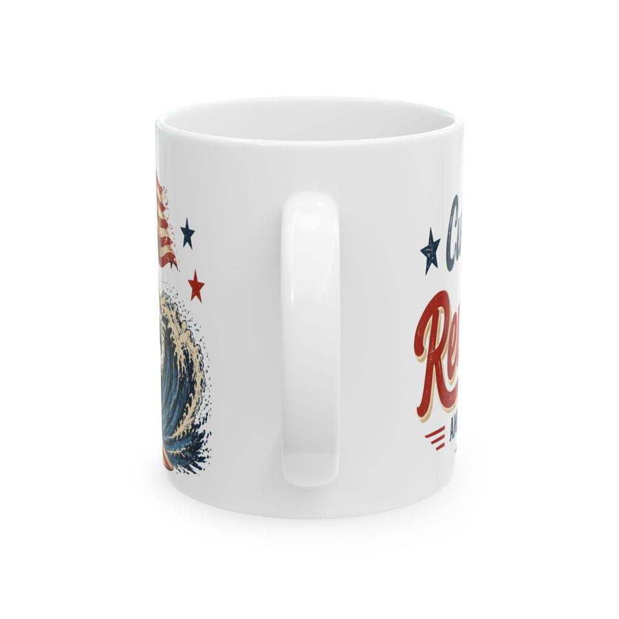 Revolutionary Surfing Patriot Mug