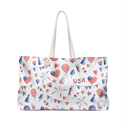 Banners and Donuts Weekender Bag