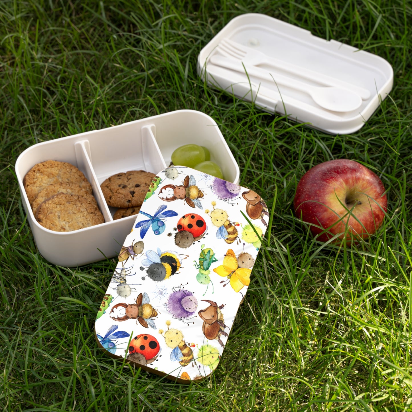 Ladybugs, Bees and Dragonflies Bento Lunch Box