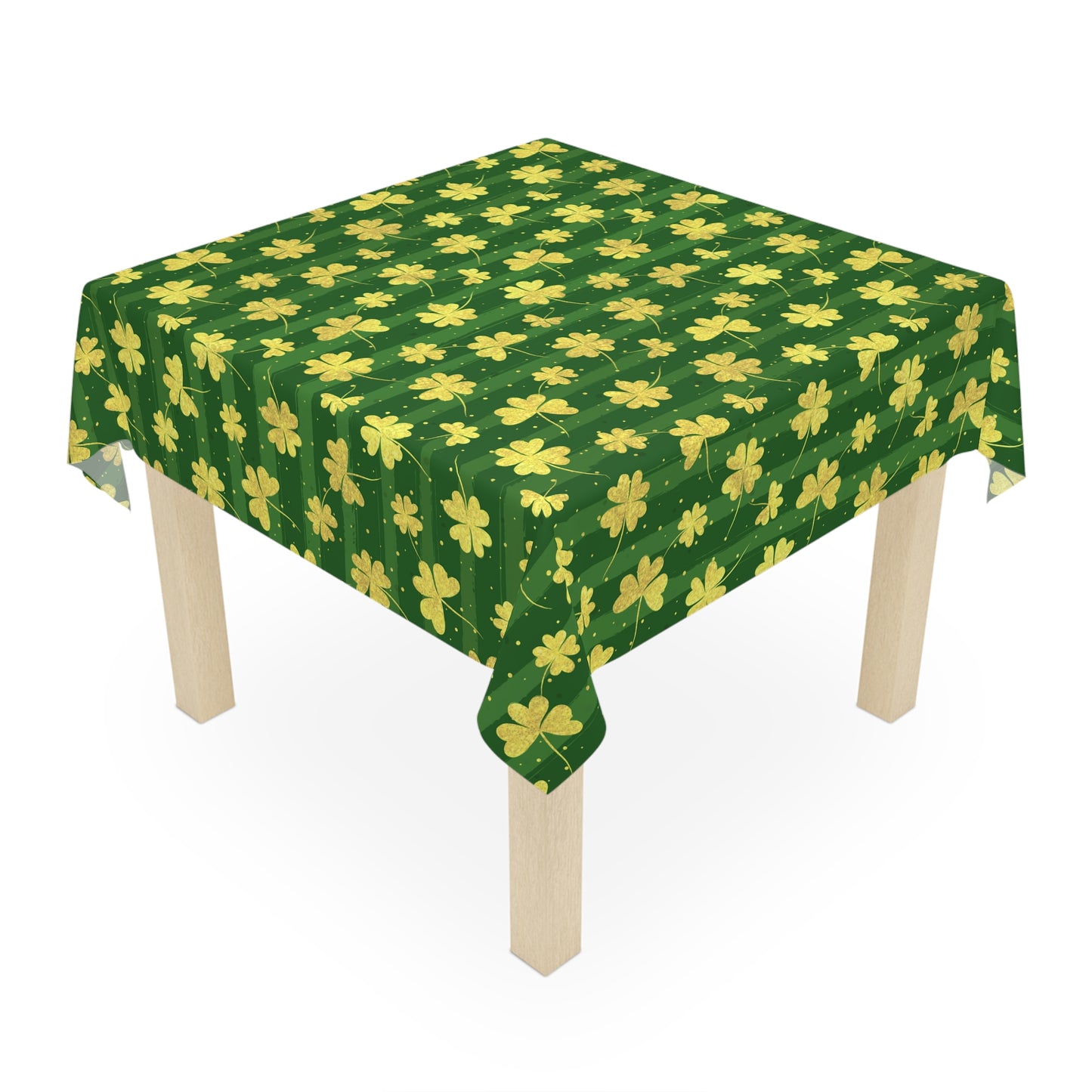 Gold Clovers Tablecloth