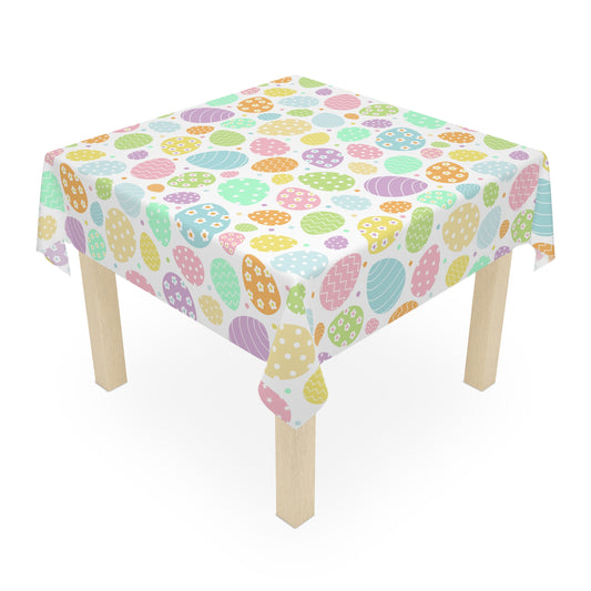 Colorful Easter Eggs Tablecloth