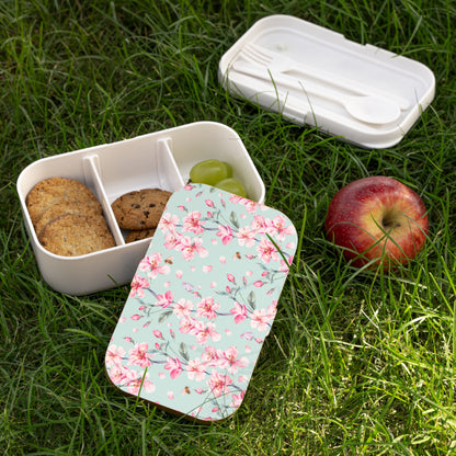 Cherry Blossoms and Honey Bees Bento Lunch Box