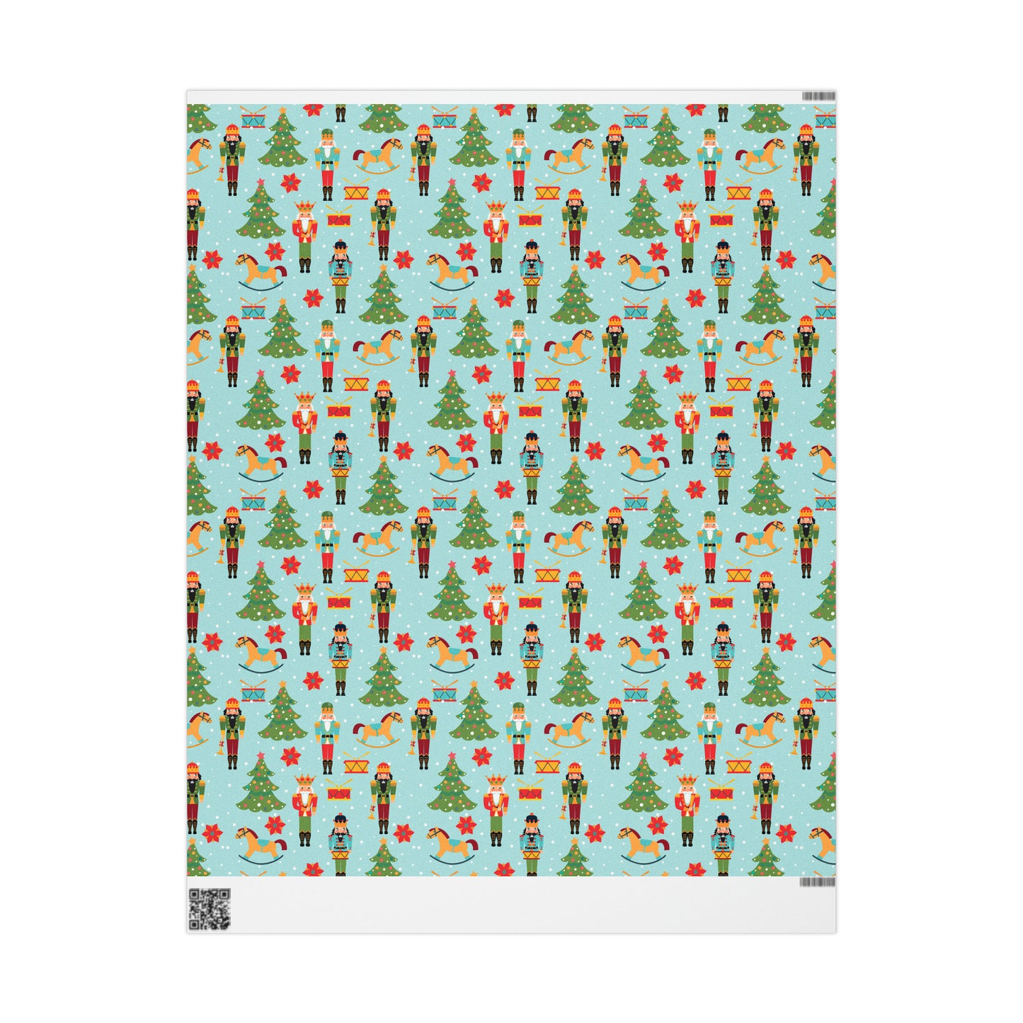 Nutcrackers and Rocking Horses Gift Wrap Paper