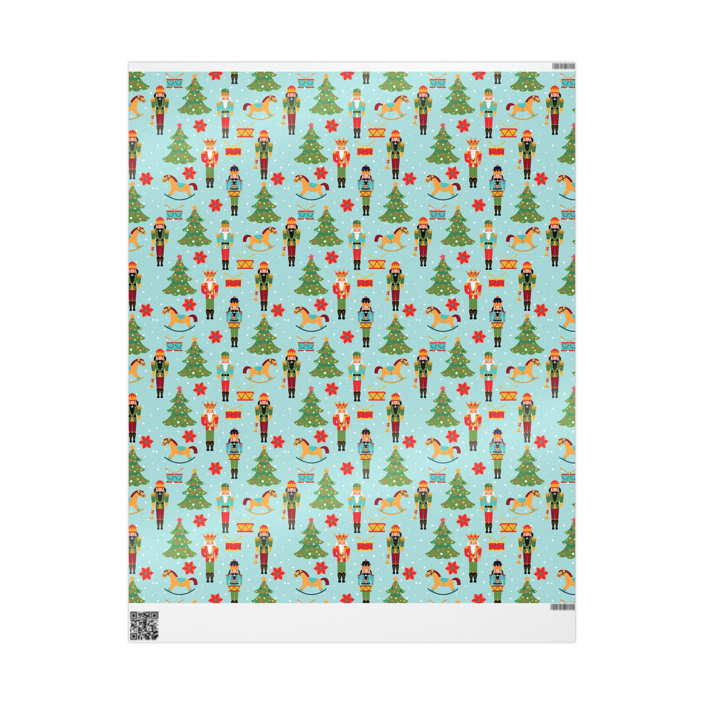 Nutcrackers and Rocking Horses Gift Wrap Paper