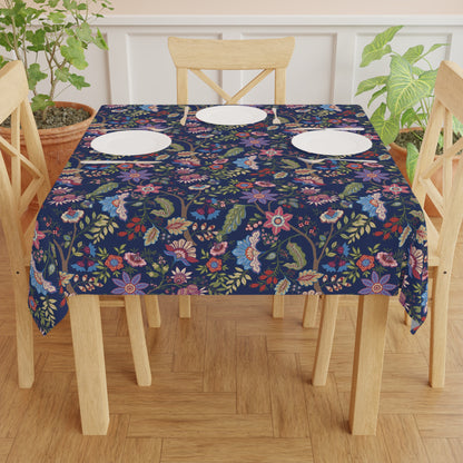 Jacobean Flowers Tablecloth