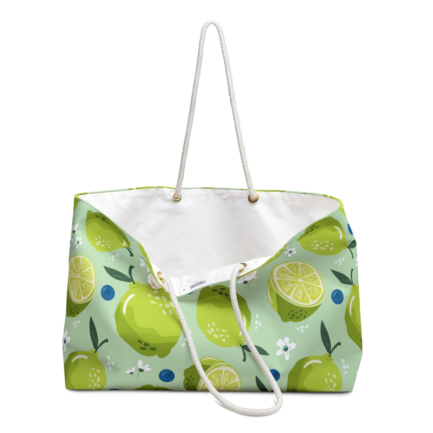 Limes and Blueberries Weekender Bag